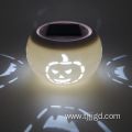 Pumpkin Ceramic Solar Lawn Lamp